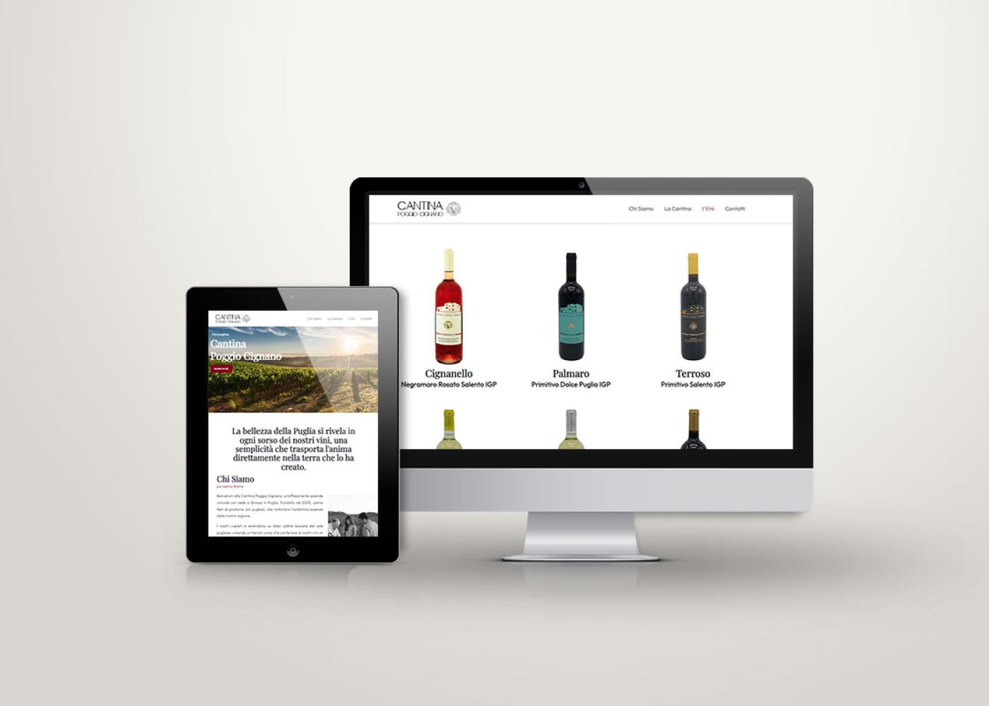 Sito Web - Cantina Poggio Cignano